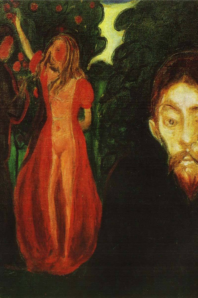 Картина Эдварда Мунка - Ревнивый человек