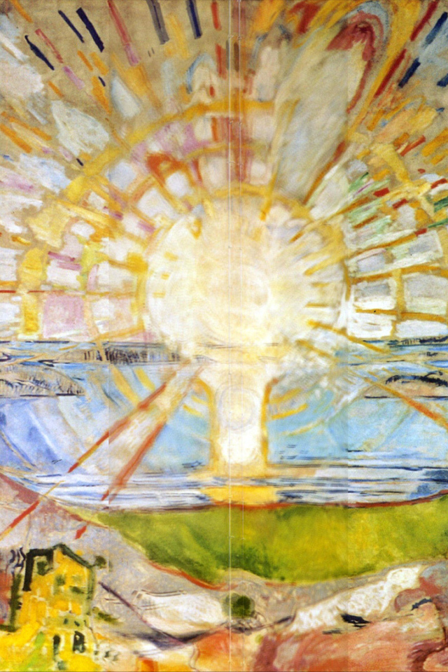 Картина Эдварда Мунка - Восход