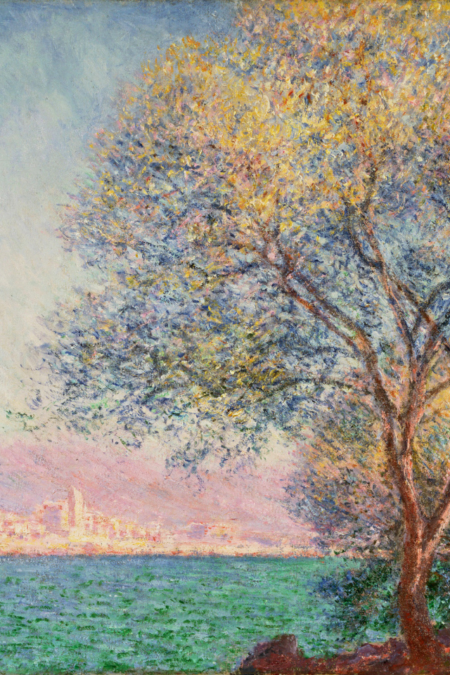 Картина Моне - Антиб утром