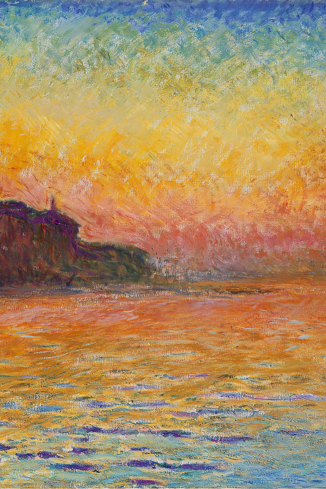 Картина Моне - момент Клод