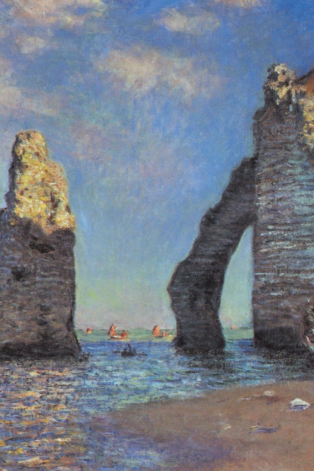 Картина Моне - Этрета