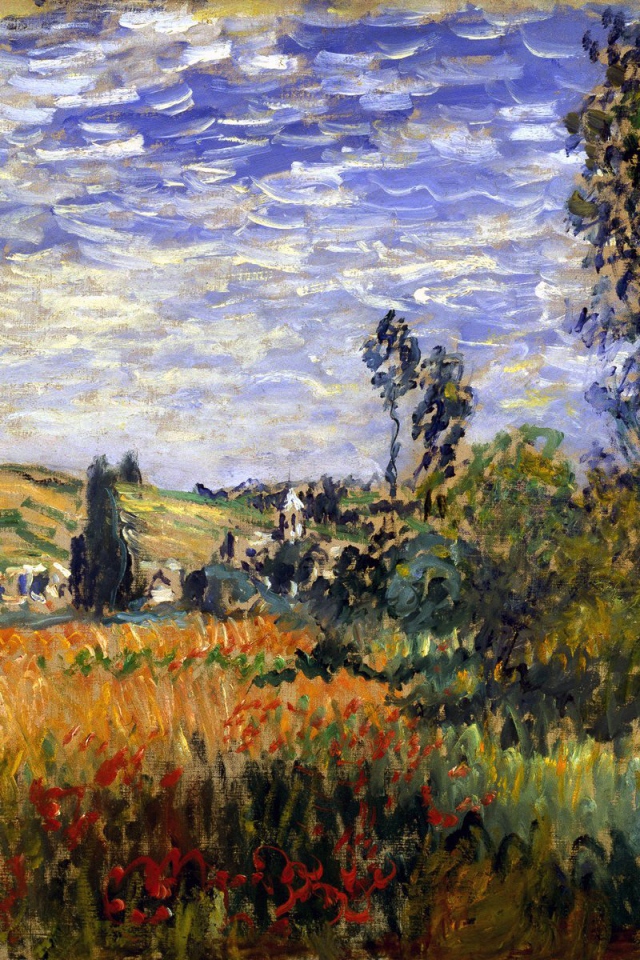 Картина Моне - момент Вечера