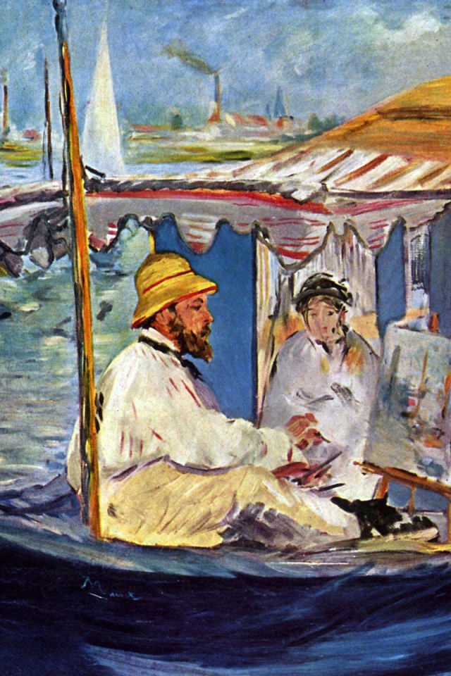 Картина Моне - Художник