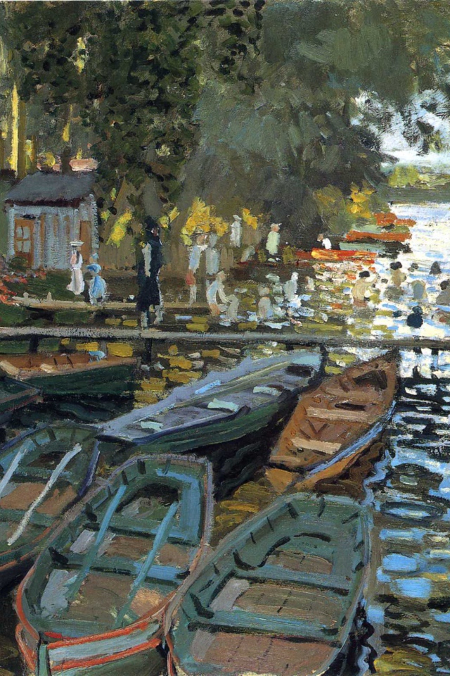 Картина Моне - Порт