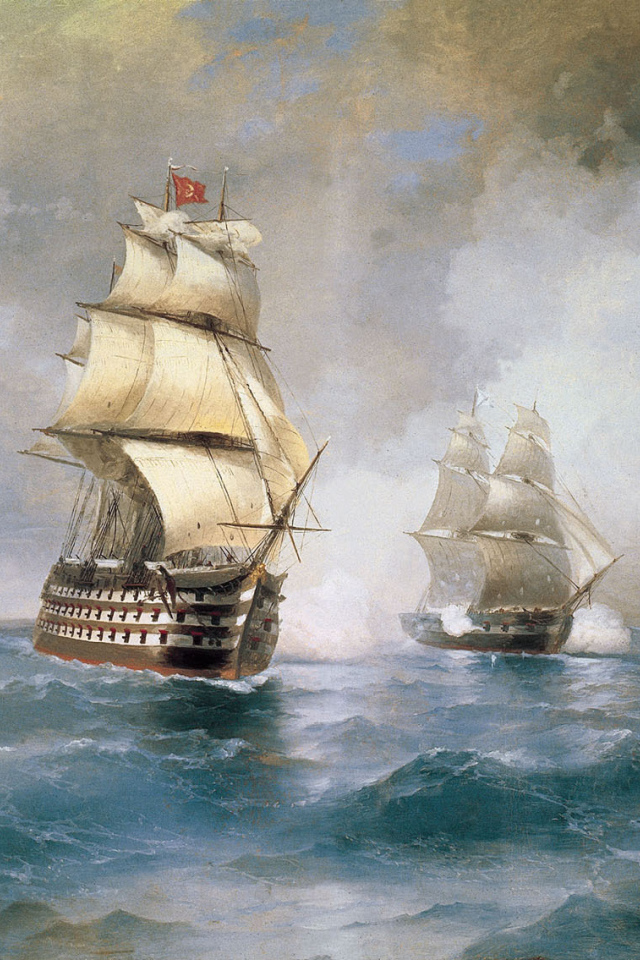 Картина Никаса Сафронова - Корабли