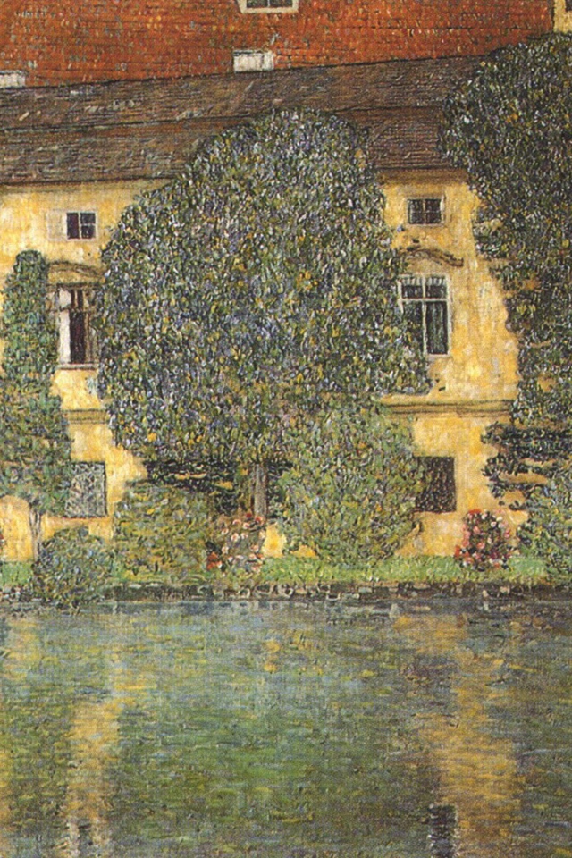 Картина Густава Климта - Шлосс Каммер Аттерзее