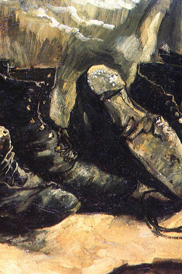 Картина Винсента Ван Гога - Старые туфли