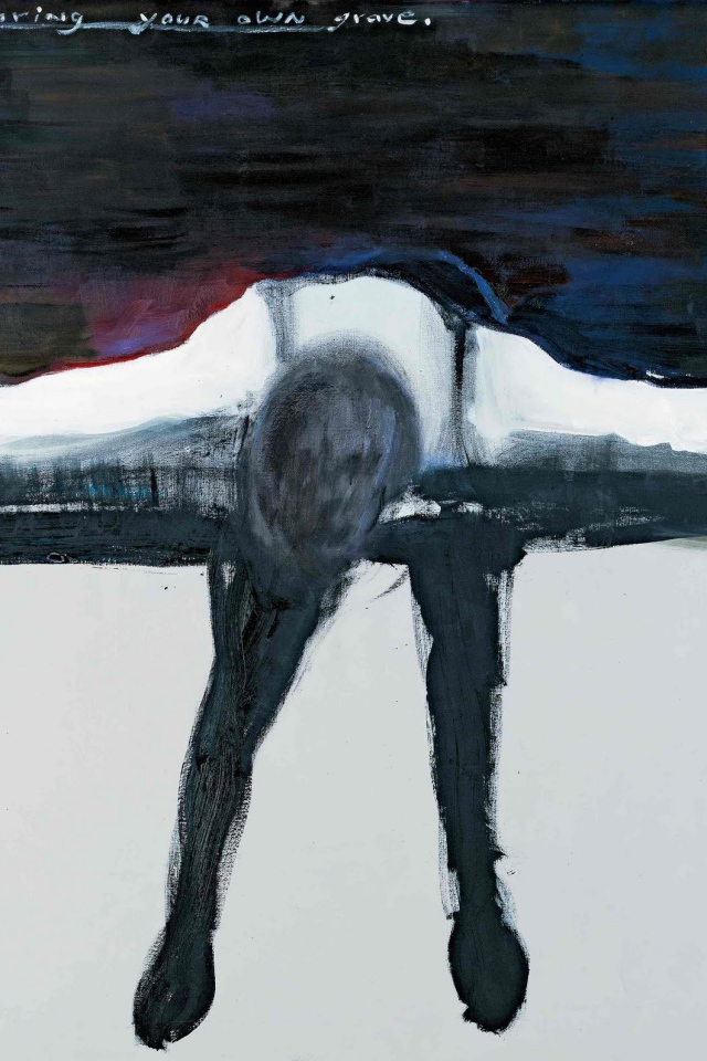 Картина Марлен Дюма - Измерение себе могилу