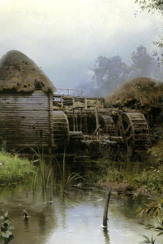 Старая водяная мельница