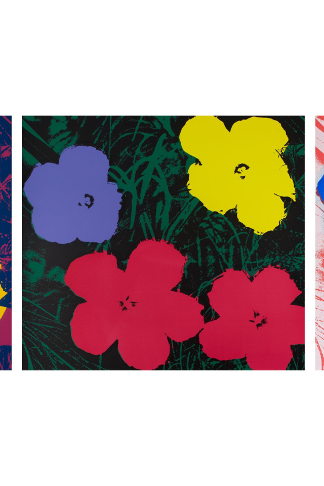 Картина Энди Уорхола Цветы