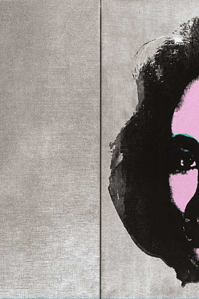 Картина Энди Уорхола красивой женщины