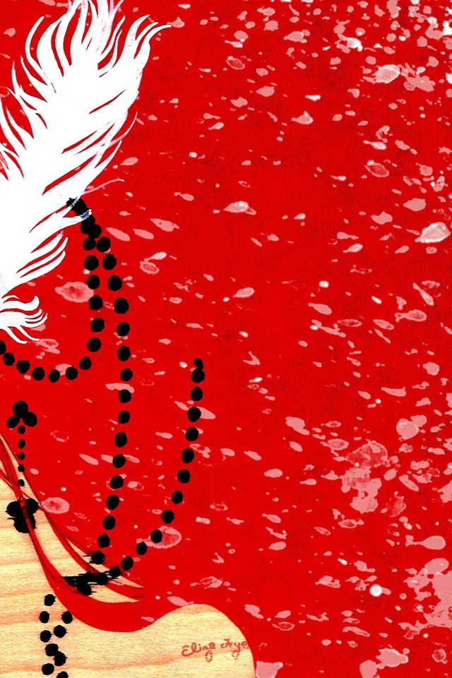 Картина в красных тонах