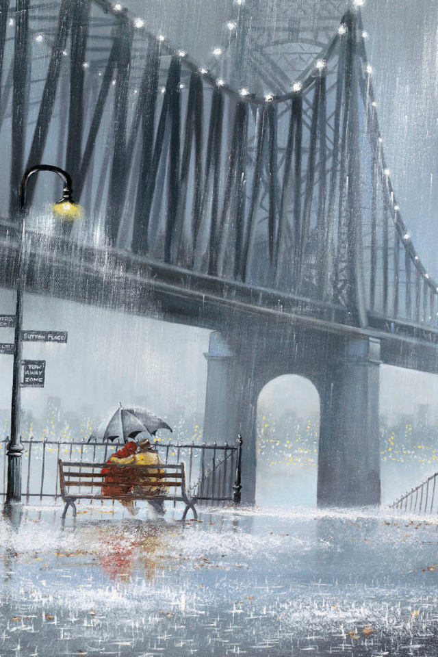 Картина Джеф Роуланд дождь