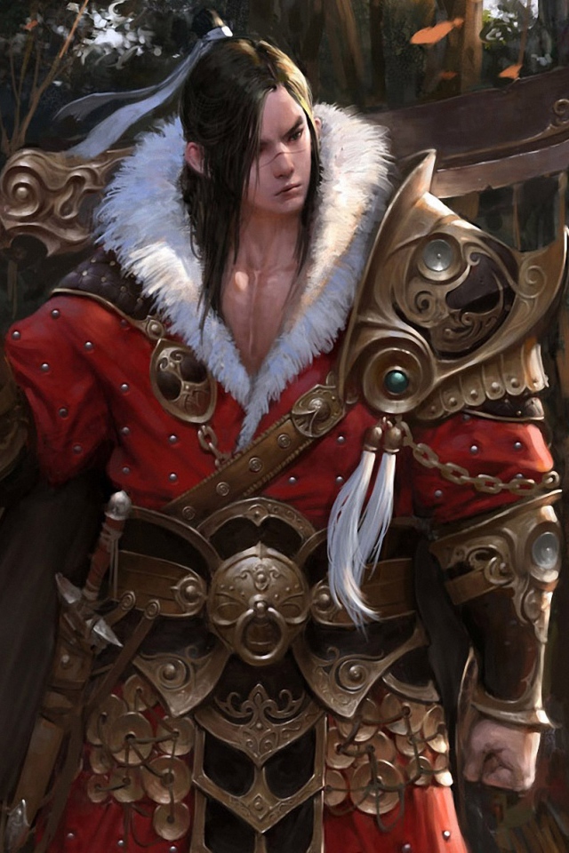 Парень в доспехах