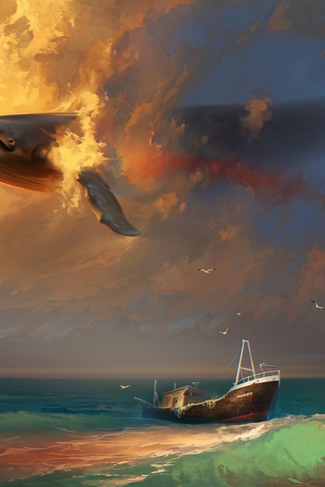 Кит на небе