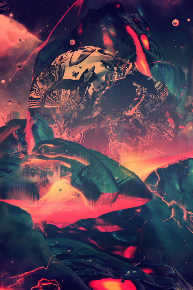  Абстрактные Потоки лавы