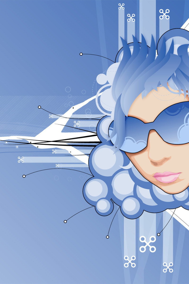 Лицо в очках