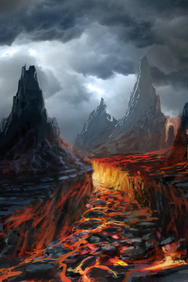 Картина разлом в Земле