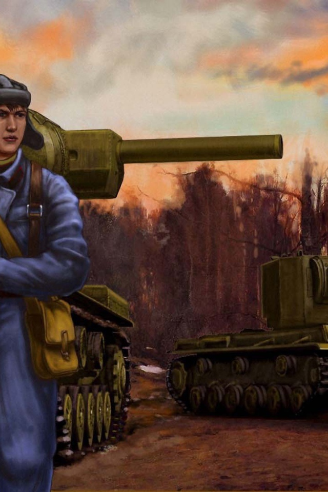 Русский танк Клим ворошилов