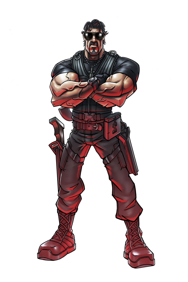 Рисунок к фильму Неудержимые 2