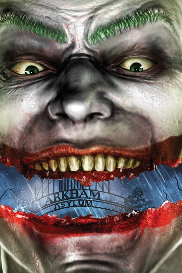 Широкая улыбка Джокера