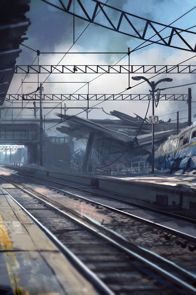 Одинокий пассажир в мертвом городе