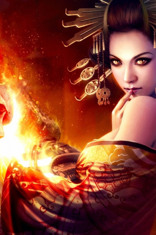 Человек сгорел от любви