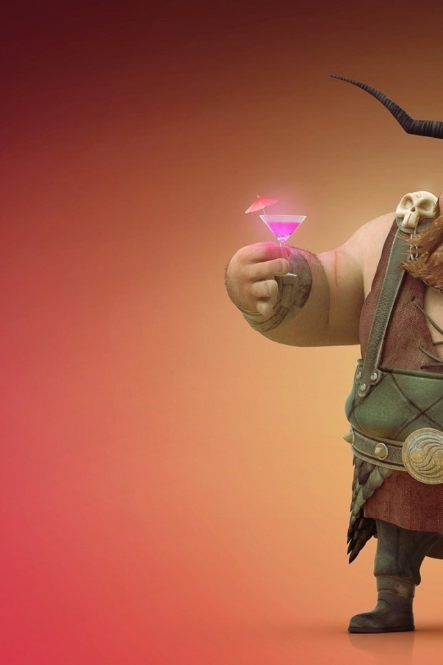 Воин с коктейлем