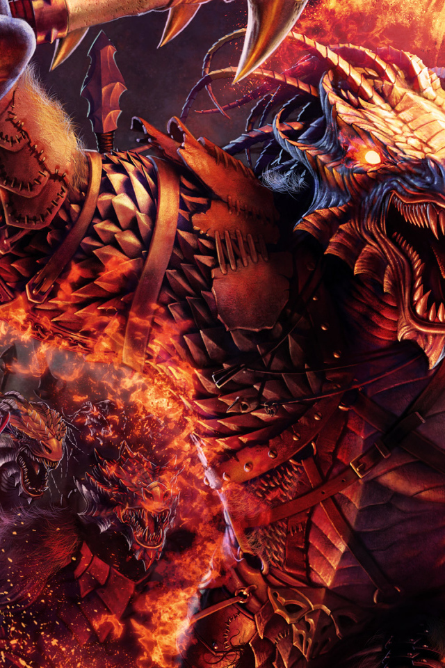 Воин с головой дракона