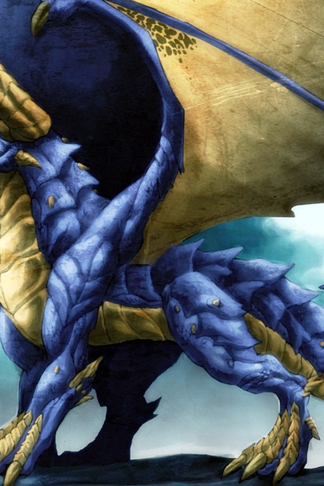 Синий дракон