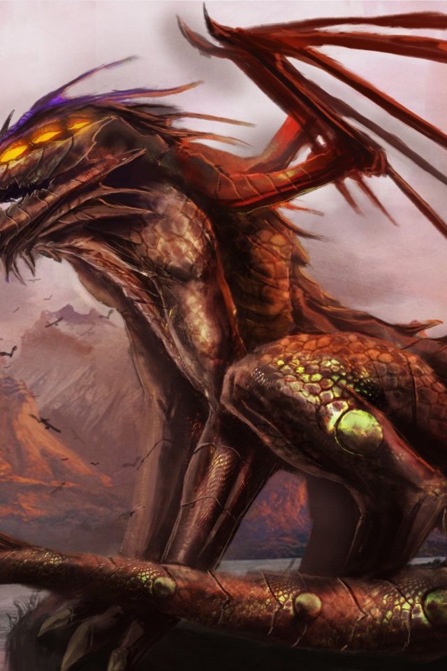 Дракон сидит у моря