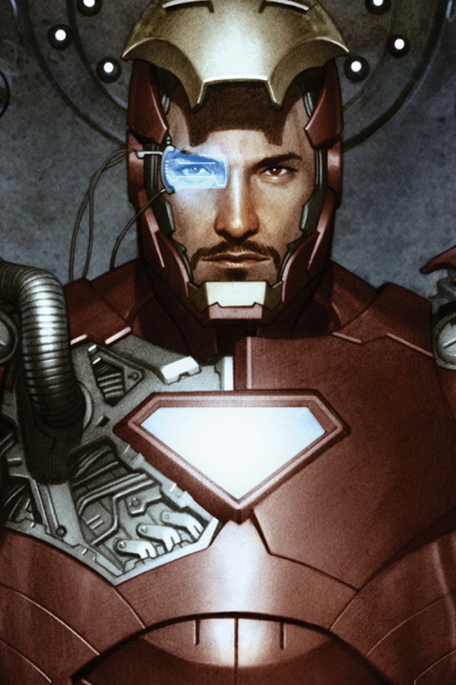 Рисунок Железный человек 