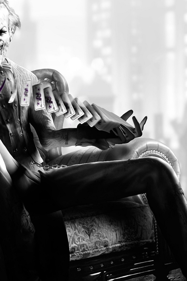 Джокер играет с колодой