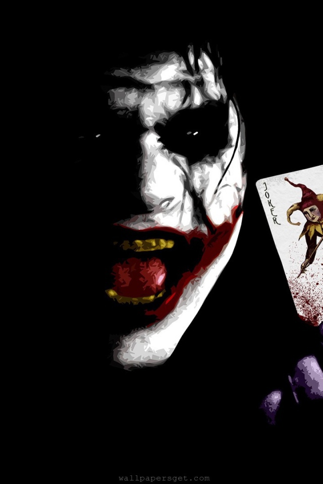 Джокер с окровавленной картой