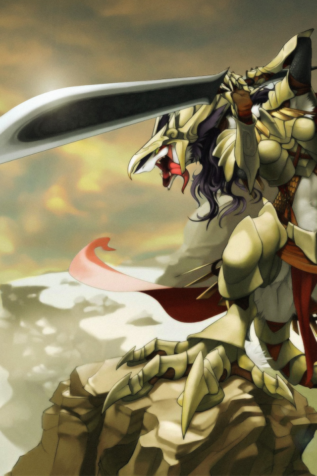 Монстр в виде орла с мечом