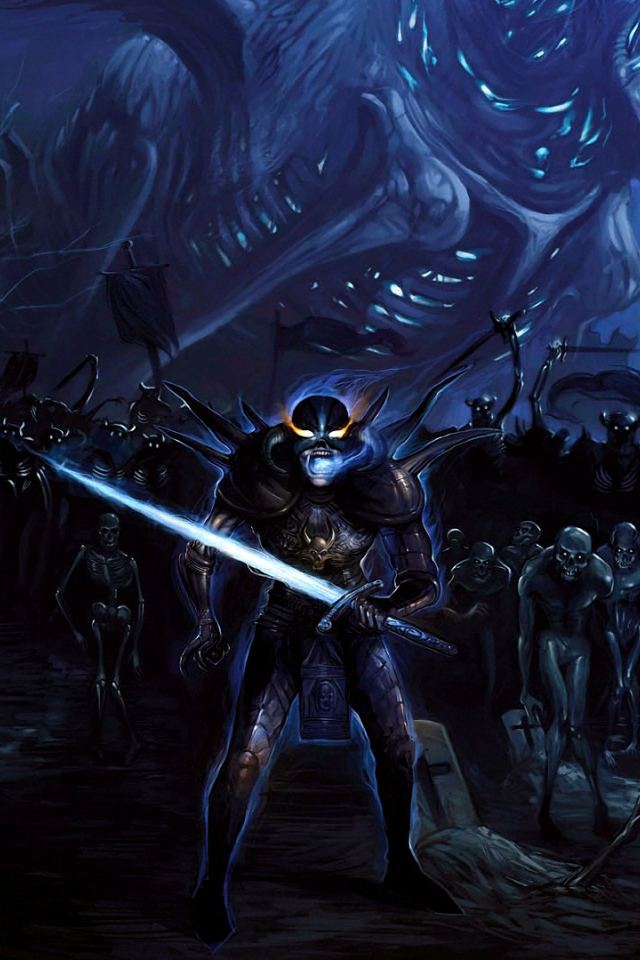 Монстр с огненным мечом