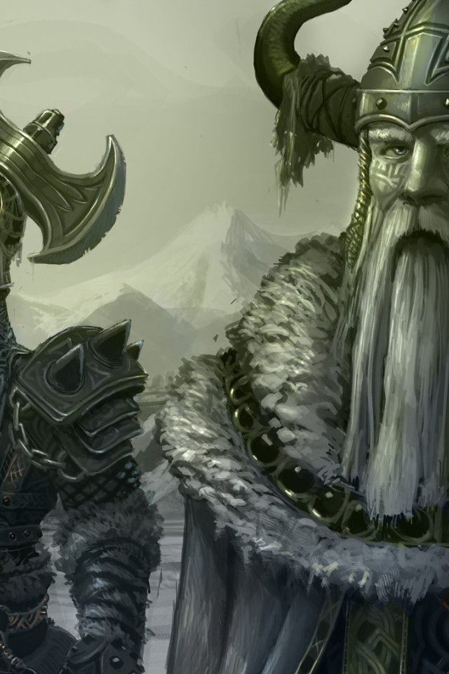 Два суровых викинга