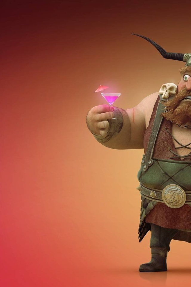 Викинг из мультфильма