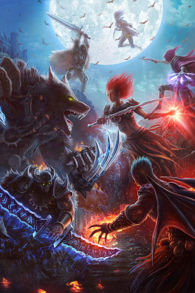 Война вампиров с оборотнями