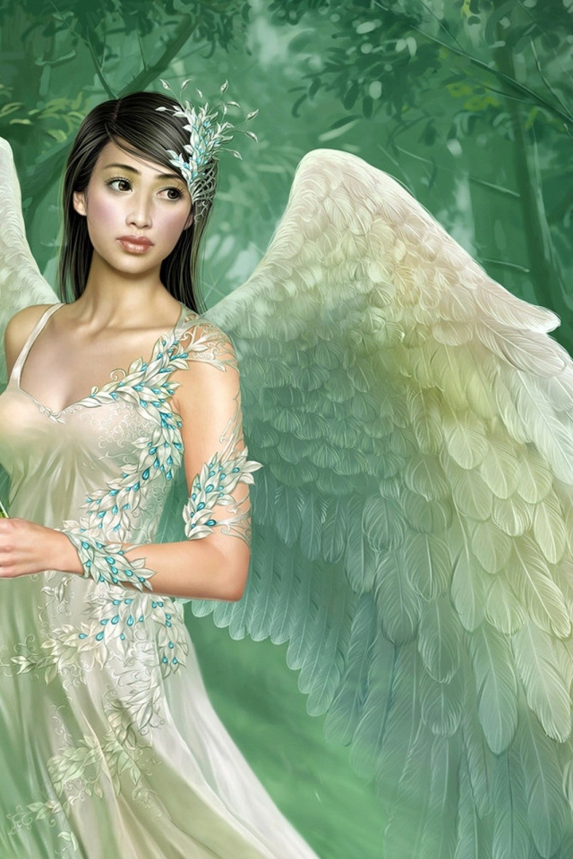 Ангел в белом платье