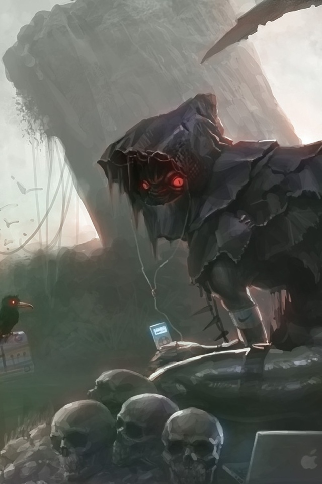 Смерть с ноутбуком Apple