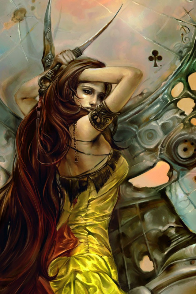 Девушка с кинжалом