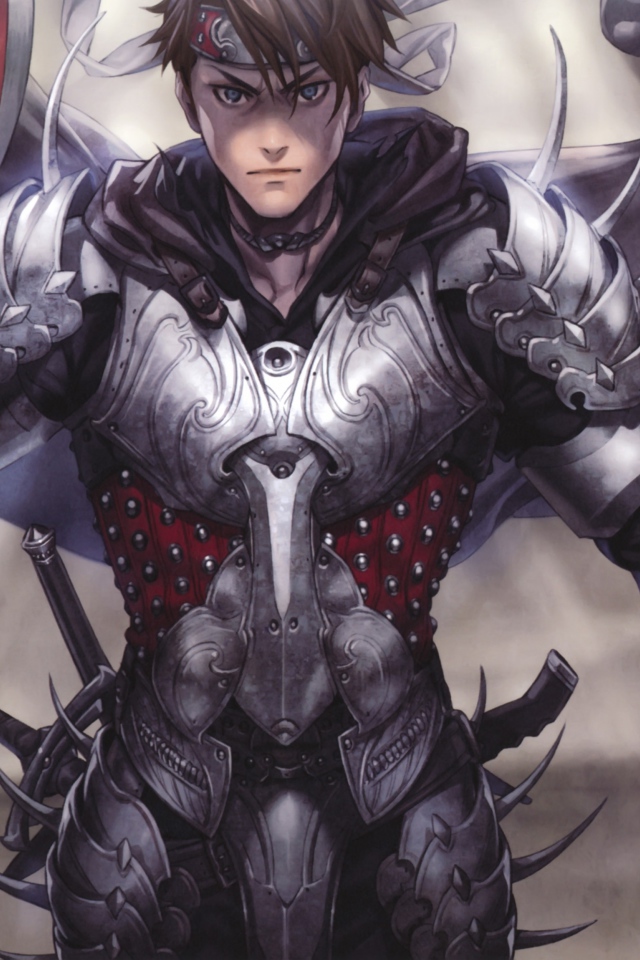 Воин в доспехах и с оружием