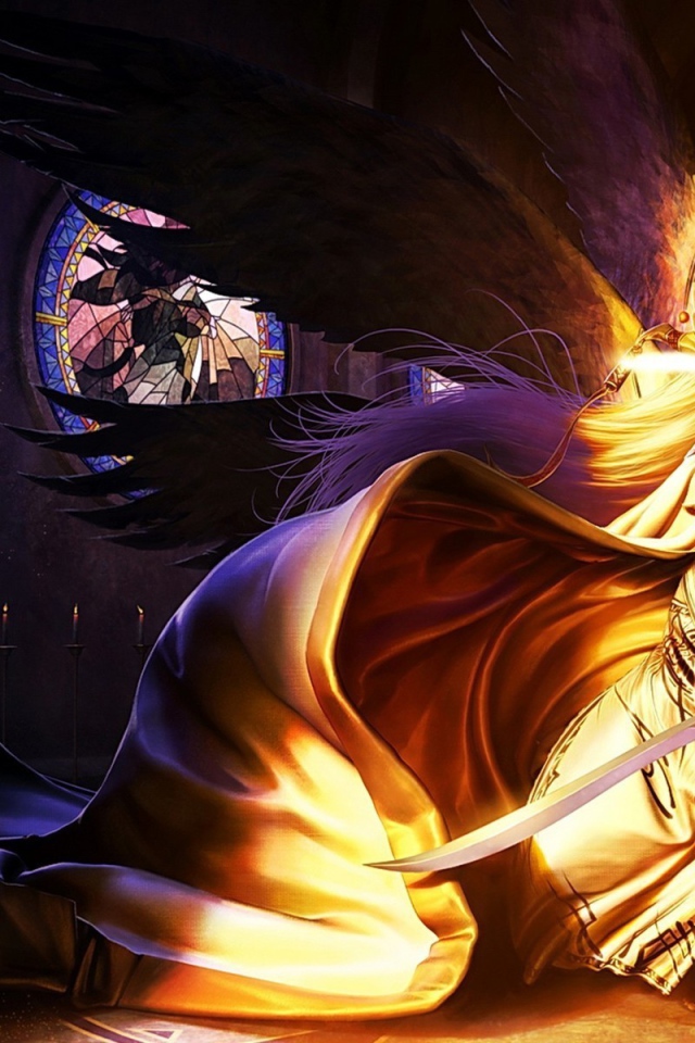 Белый ангел с мечом