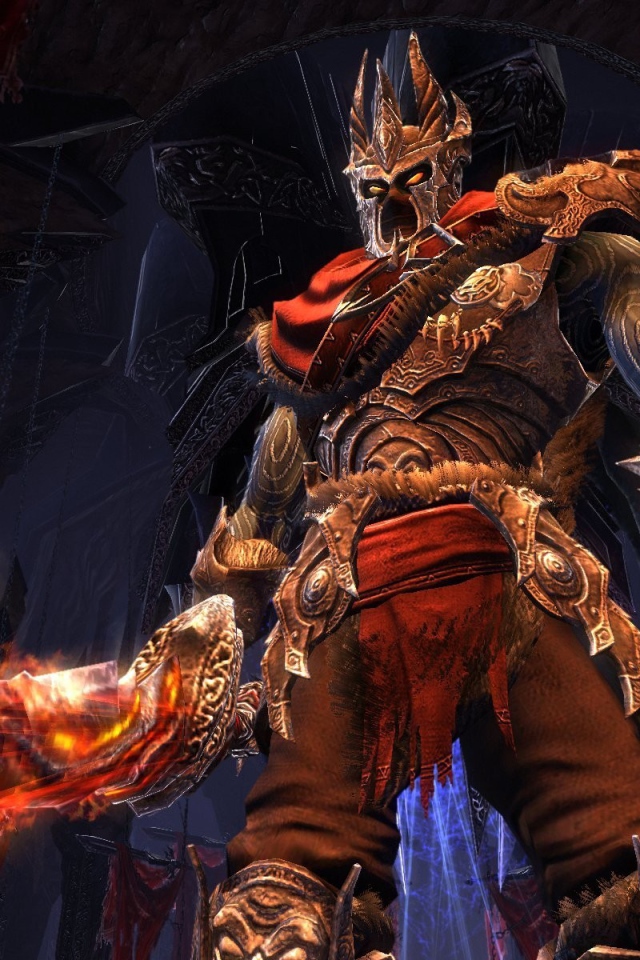 Воин с огненным мечом