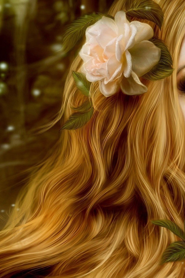 Блондинка с кровью на губах