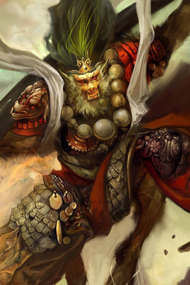 Рисунок фантастического монстра