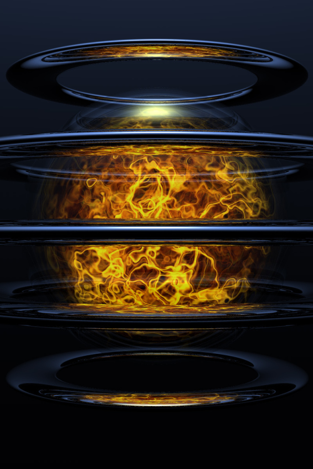 Огненный шар в кругах