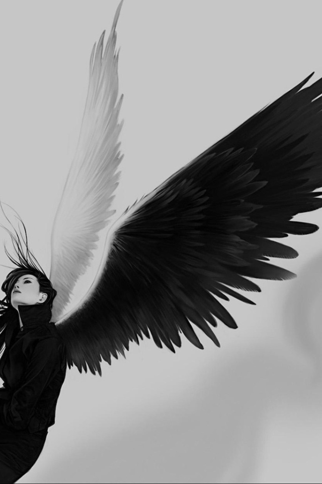 Девушка с крыльями