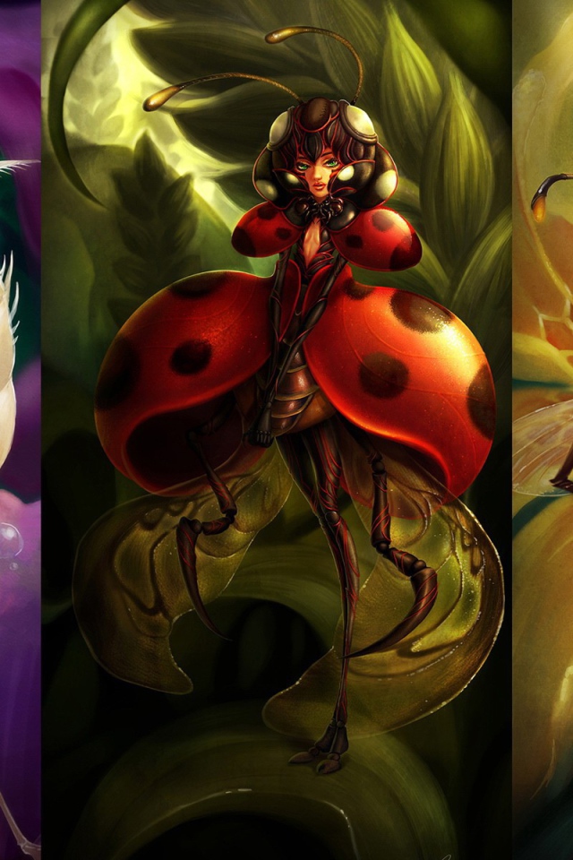 Насекомые девушки